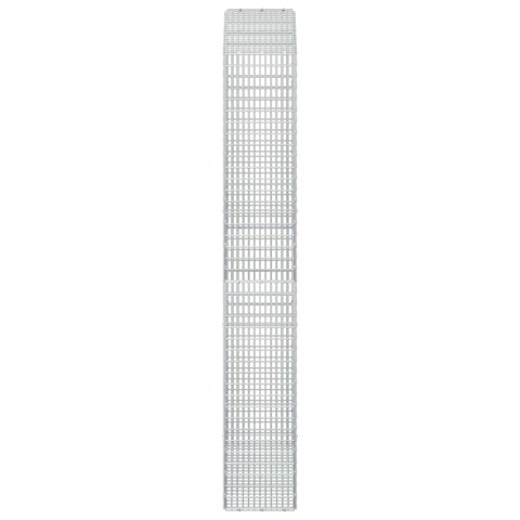 GABION Z DRUTU 3,5 MM I SIATKĄ 5X2,5 CM 100X30X200 CM
