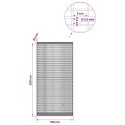 GABION Z DRUTU 3,5 MM I SIATKĄ 5X2,5 CM 100X30X200 CM