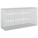 GABION Z DRUTU 3,5 MM I SIATKĄ 5X2,5 CM 100X30X50 CM