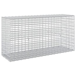 GABION Z DRUTU 3,5 MM I SIATKĄ 5X2,5 CM 100X30X50 CM