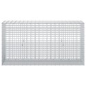 GABION Z DRUTU 3,5 MM I SIATKĄ 5X2,5 CM 100X30X50 CM