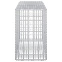 GABION Z DRUTU 3,5 MM I SIATKĄ 5X2,5 CM 100X30X50 CM