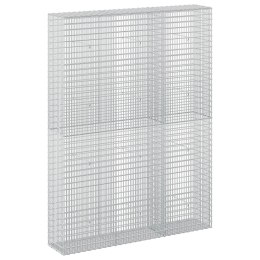GABION Z DRUTU 3,5 MM I SIATKĄ 5X2,5 CM 150X30X200 CM