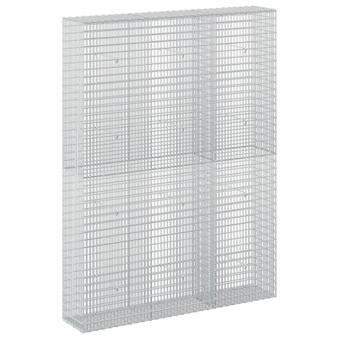 GABION Z DRUTU 3,5 MM I SIATKĄ 5X2,5 CM 150X30X200 CM