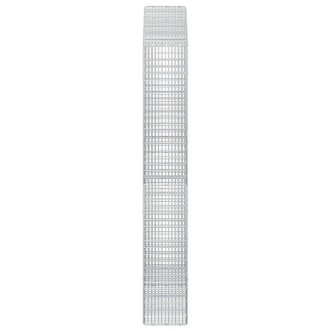 GABION Z DRUTU 3,5 MM I SIATKĄ 5X2,5 CM 150X30X200 CM