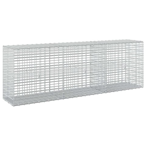 GABION Z DRUTU 3,5 MM I SIATKĄ 5X2,5 CM 150X30X50 CM