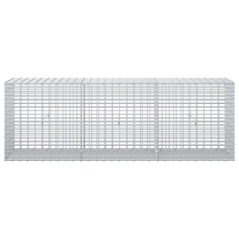 GABION Z DRUTU 3,5 MM I SIATKĄ 5X2,5 CM 150X30X50 CM