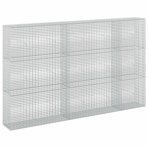 GABION Z DRUTU 3,5 MM I SIATKĄ 5X2,5 CM 250X30X150 CM