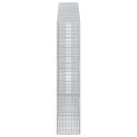 GABION Z DRUTU 3,5 MM I SIATKĄ 5X2,5 CM 250X30X150 CM