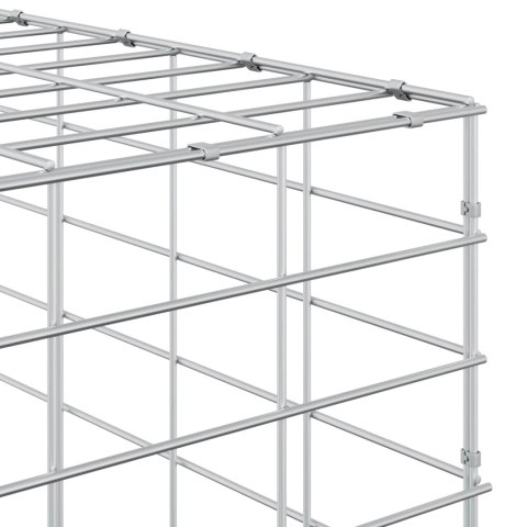 GABION Z DRUTU 3,5 MM I SIATKĄ 5X2,5 CM 250X30X150 CM