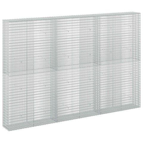GABION Z DRUTU 3,5 MM I SIATKĄ 5X2,5 CM 300X30X200 CM