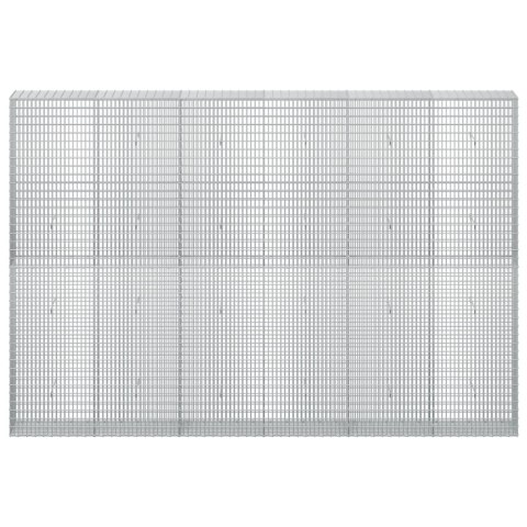 GABION Z DRUTU 3,5 MM I SIATKĄ 5X2,5 CM 300X30X200 CM