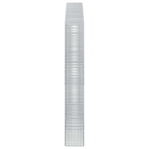GABION Z DRUTU 3,5 MM I SIATKĄ 5X2,5 CM 300X30X200 CM