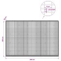 GABION Z DRUTU 3,5 MM I SIATKĄ 5X2,5 CM 300X30X200 CM
