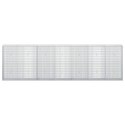 GABION Z DRUTU 3,5 MM I SIATKĄ 5X2,5 CM 350X30X100 CM