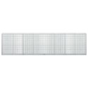 GABION Z DRUTU 3,5 MM I SIATKĄ 5X2,5 CM 400X30X100 CM