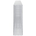 GABION Z DRUTU 3,5 MM I SIATKĄ 5X2,5 CM 400X30X100 CM