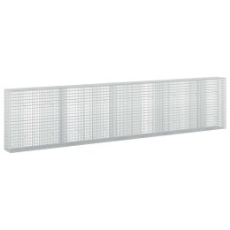 GABION Z DRUTU 3,5 MM I SIATKĄ 5X2,5 CM 450X30X100 CM