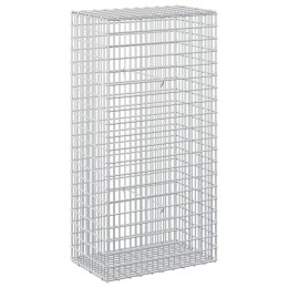 GABION Z DRUTU 3,5 MM I SIATKĄ 5X2,5 CM 50X30X100 CM