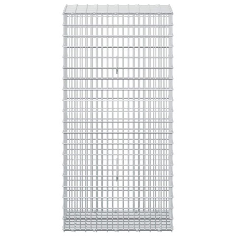 GABION Z DRUTU 3,5 MM I SIATKĄ 5X2,5 CM 50X30X100 CM