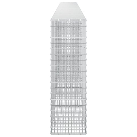 GABION Z DRUTU 3,5 MM I SIATKĄ 5X2,5 CM 500X30X100 CM
