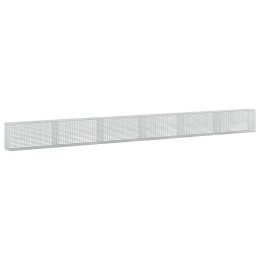 GABION Z DRUTU 3,5 MM I SIATKĄ 5X2,5 CM 600X30X50 CM