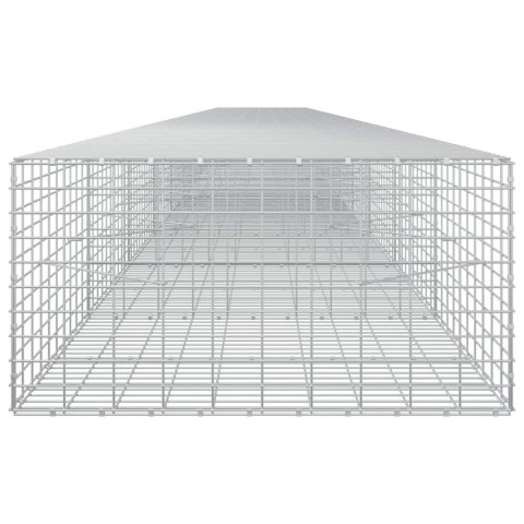 GABION Z DRUTU 5 MM I SIATKĄ 5X10 CM 1050X100X50 CM