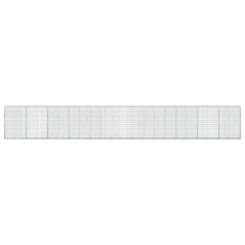 GABION Z DRUTU 5 MM I SIATKĄ 5X10 CM 1100X50X150 CM