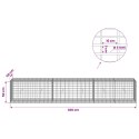 GABION Z DRUTU 5 MM I SIATKĄ 5X10 CM 300X50X50 CM
