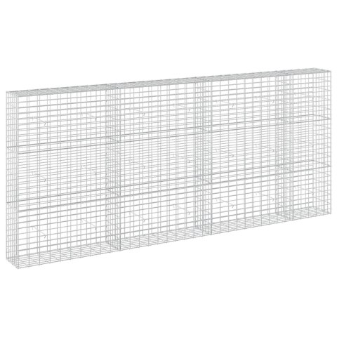 GABION Z DRUTU 5 MM I SIATKĄ 5X10 CM 350X30X150 CM