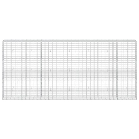 GABION Z DRUTU 5 MM I SIATKĄ 5X10 CM 350X30X150 CM