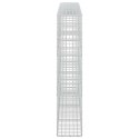 GABION Z DRUTU 5 MM I SIATKĄ 5X10 CM 350X30X150 CM