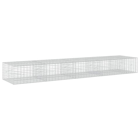 GABION Z DRUTU 5 MM I SIATKĄ 5X10 CM 450X100X50 CM