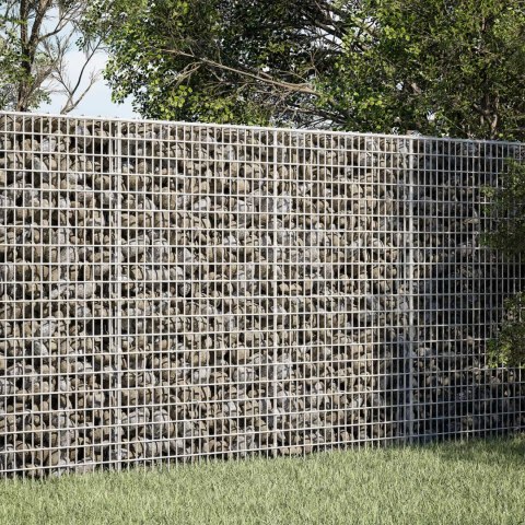 GABION Z DRUTU 5 MM I SIATKĄ 5X2,5 CM 100X10X100 CM