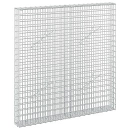 GABION Z DRUTU 5 MM I SIATKĄ 5X2,5 CM 100X10X100 CM