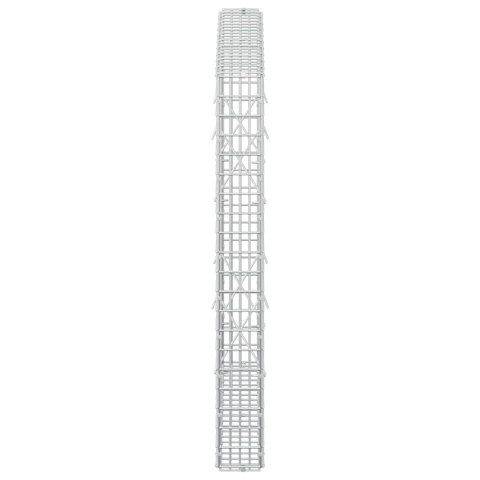 GABION Z DRUTU 5 MM I SIATKĄ 5X2,5 CM 100X10X100 CM