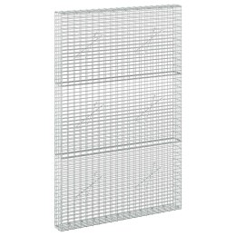 GABION Z DRUTU 5 MM I SIATKĄ 5X2,5 CM 100X10X150 CM