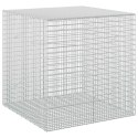 GABION Z DRUTU 5 MM I SIATKĄ 5X2,5 CM 100X100X100 CM