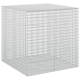GABION Z DRUTU 5 MM I SIATKĄ 5X2,5 CM 100X100X100 CM