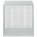 GABION Z DRUTU 5 MM I SIATKĄ 5X2,5 CM 100X100X100 CM