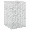 GABION Z DRUTU 5 MM I SIATKĄ 5X2,5 CM 100X100X150 CM