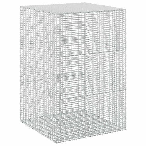 GABION Z DRUTU 5 MM I SIATKĄ 5X2,5 CM 100X100X150 CM