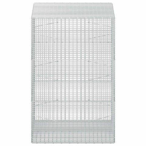 GABION Z DRUTU 5 MM I SIATKĄ 5X2,5 CM 100X100X150 CM