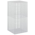 GABION Z DRUTU 5 MM I SIATKĄ 5X2,5 CM 100X100X200 CM