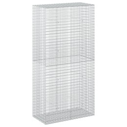 GABION Z DRUTU 5 MM I SIATKĄ 5X2,5 CM 100X50X200 CM