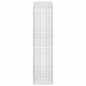 GABION Z DRUTU 5 MM I SIATKĄ 5X2,5 CM 100X50X200 CM