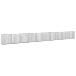 GABION Z DRUTU 5 MM I SIATKĄ 5X2,5 CM 1000X50X100 CM