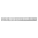 GABION Z DRUTU 5 MM I SIATKĄ 5X2,5 CM 1000X50X100 CM