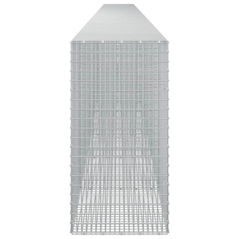 GABION Z DRUTU 5 MM I SIATKĄ 5X2,5 CM 1000X50X100 CM