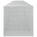 GABION Z DRUTU 5 MM I SIATKĄ 5X2,5 CM 1100X100X100 CM